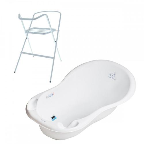 Baignoire Bebe Thermometre Blanc Lapin 102 Cm Pied Rakuten