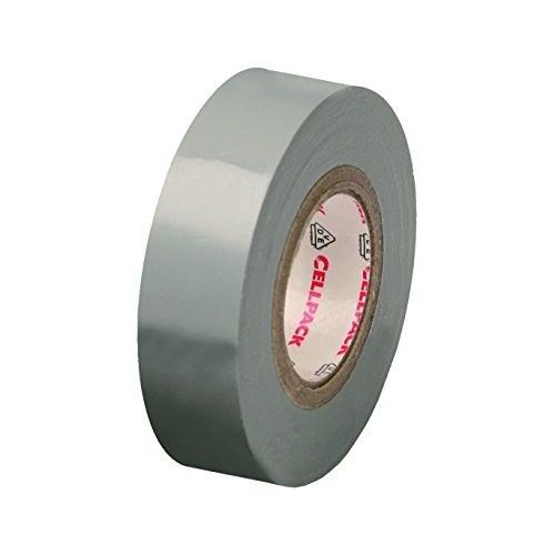 Ruban isolant CellPack 145804 gris (L x l) 25 m x 19 mm caoutchouc 1 rouleau(x)