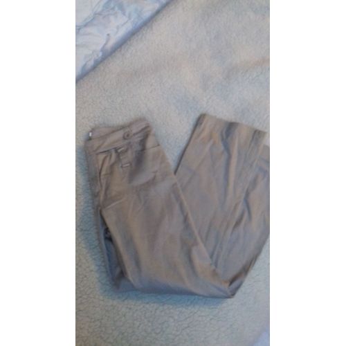 Pantalon Fille Couleur Sable Taille 36