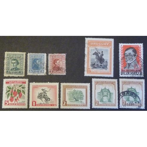 Uruguay Neuf Et Oblitéré Y Et T N°468 Et + Lot De 10 Timbres De 1934-62