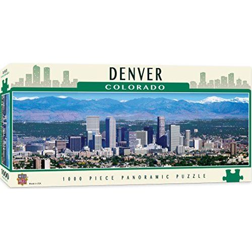 Masterpieces American Vistas Panoramic Denver Jigsaw Puzzle, 1000-Piece