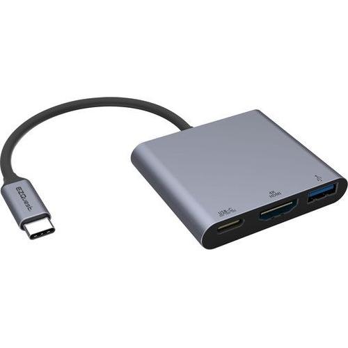 EZQuest adaptateur USB-C Multimedia 3 ports - X40018