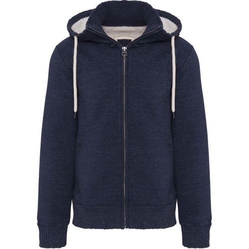 Veste Molleton Doubl?E Sherpa - Homme - Kv2312 - Bleu Marine - Avec Capuche