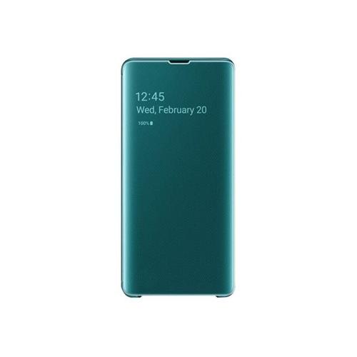 Samsung Clear View Cover Ef-Zg975 - Étui À Rabat Pour Téléphone Portable - Vert - Pour Galaxy S10+, S10+ (Unlocked)