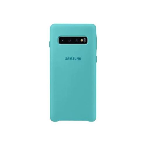 Samsung Silicone Cover Ef-Pg973 - Coque De Protection Pour Téléphone Portable - Silicone - Vert - Pour Galaxy S10, S10 (Unlocked), S10 Enterprise Edition
