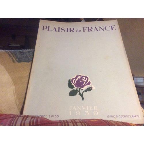 Plaisir De France N° 52 De Janvier 1939