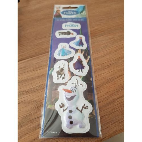 Stickers 3d Embossed Disney Frozen (Modèle 1)