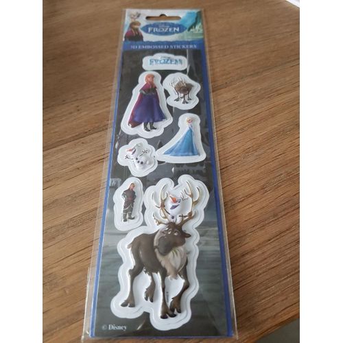 Stickers 3d Embossed Disney Frozen (Modèle 3)