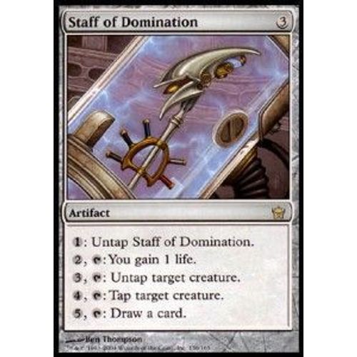 Bâton De Domination - La Cinquième Aube - Magic - Mtg