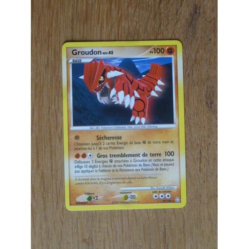 Pokemon - Groudon Niv45 Pv100 29/146