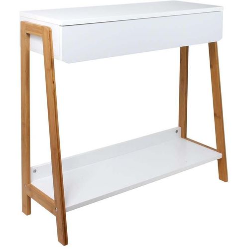 Console Scandinave En Bois Avec Tiroir Ida