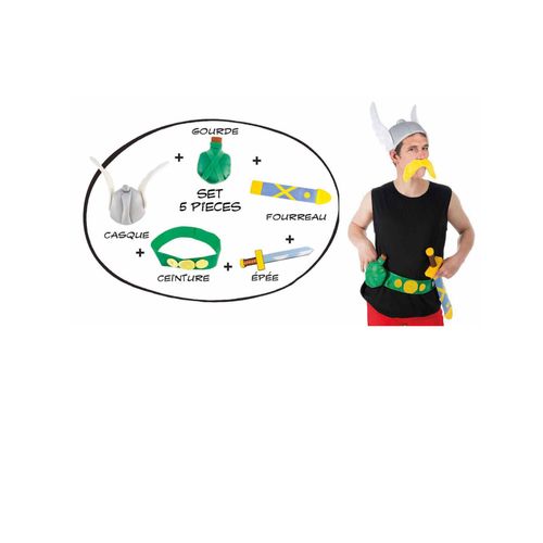 Kit 5 Pièces Astérix Taille Unique