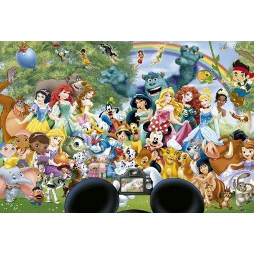 Puzzle Adulte Le Monde De Disney : Princesses - Roi Lion - 101 Dalmatiens - 1000 Pieces - Collection Educa Disney