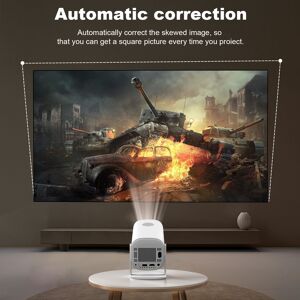 Mini Vidéoprojecteur Portable 1080P FHD - Rotation 180°, Connectique USB/HDMI - Pour Films Et Jeux à La Maison