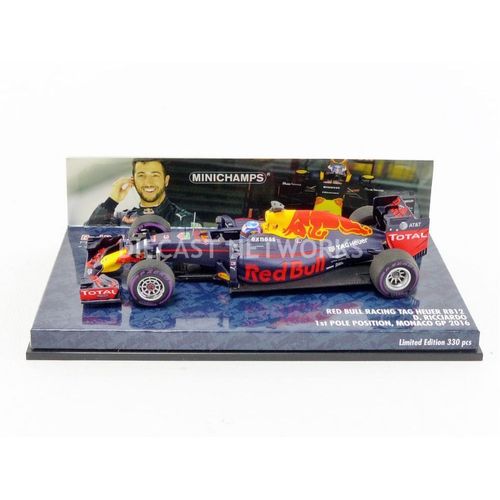 Minichamps - 1/43 - Red Bull Tag Heuer Rb12 - Gp Monaco 2016 - 417160103-Minichamps