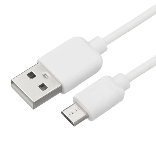 Cable micro USB 1M Blanc
