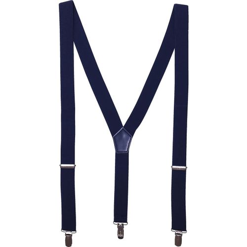 Bretelles ?Lastiques ? Pinces - Pr701 - Bleu Marine