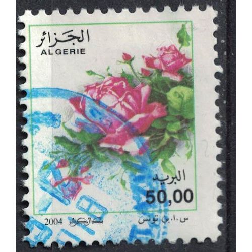Algérie 2004 Oblitéré Used Fleurs Roses Série Courante Rosa Odorata