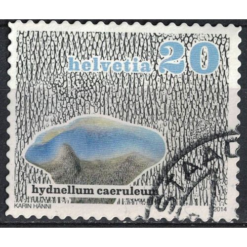 Suisse 2014 Oblitéré Rond Used Champignon Hydnellum Caeruleum Su