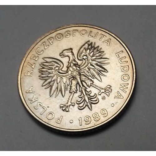 Pologne = Pièce De Monnaie De 20 Zlotych, Année 1989