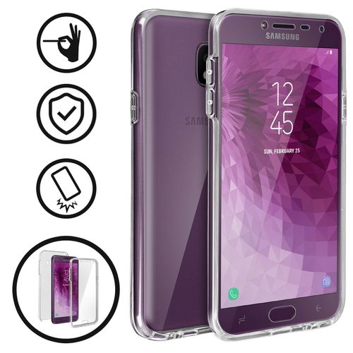 Coque Samsung Galaxy J4 (2018) Integrale Full Transparent Silicone Souple (Tpu)