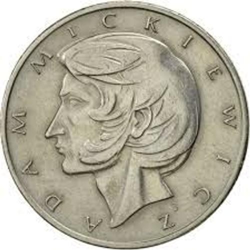Pologne = Pièce De Monnaie De 10 Zlotych, Année 1975, Adam Mickiewicz, En Nickel