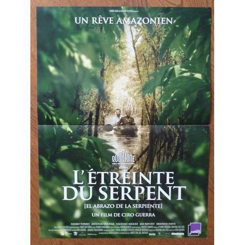 L¿Étreinte Du Serpent De Ciro Guerra Avec Nilbio Torres... - Affichette Originale De Cinéma Format 40 Cm X 60 Cm