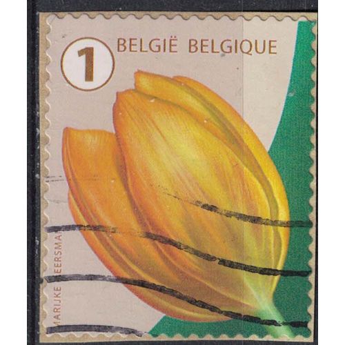 Belgique 2016 Oblitéré Used Flower Fleur Tulip Tulipe Su