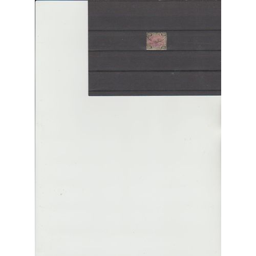 N° 21 Timbre Malaisie (Etats Fédérés) Oblitere De 1901
