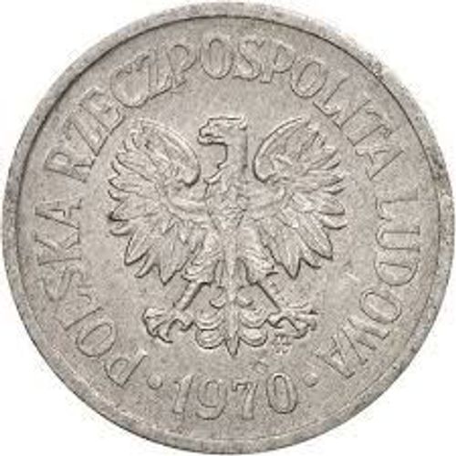 Pologne = Pièce De Monnaie De 10 Groszy ( 0.10 Zlotych ), Année 1970, En Aluminium