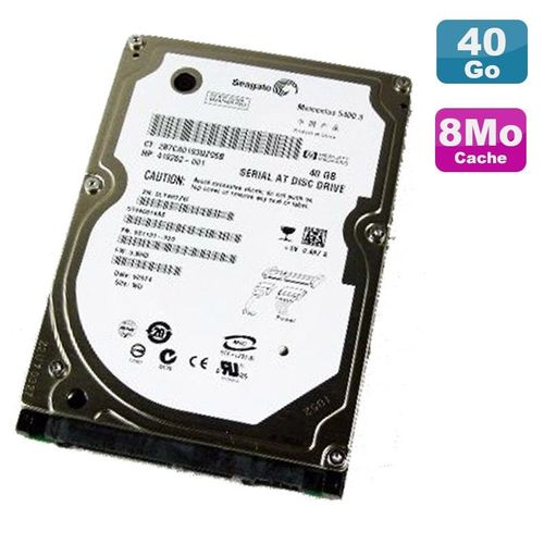 Disque Dur 40Go SATA 2.5" Seagate Momentus 5400.3 ST940814AS 8Mo PC Portable