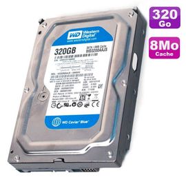 Disque Dur 320Go SATA 3.5" Western Digital Caviar Blue WD3200AAJS-56M0A0 7200