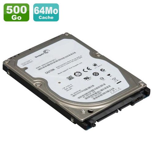 Disque Dur SSHD 500Go SATA 2.5" Seagate ST500LM000 Hybride Laptop Thin