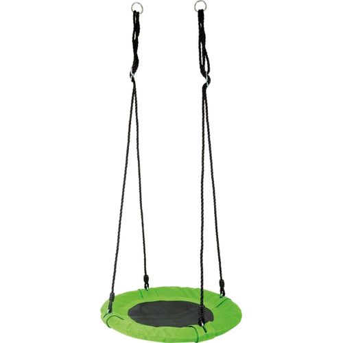Balançoire Ronde << Pelouse >> En Tissu Et En Métal Ø 62 Cm--