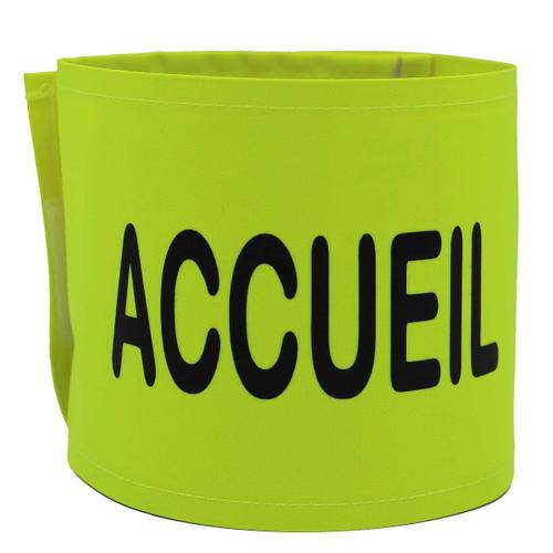 Brassard De S?Curit? Haute Visiblit? - Accueil - Jaune Fluo