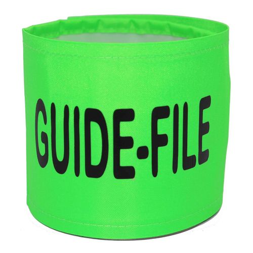 Brassard De Sécurité Haute Visiblité - Guide-File - Vert Fluo