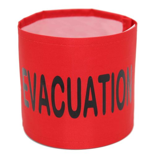 Brassard De S?Curit? Haute Visiblit? - Evacuation - Rouge