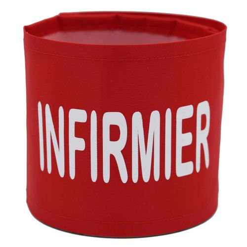 Brassard De S?Curit? Haute Visiblit? - Infirmier - Rouge
