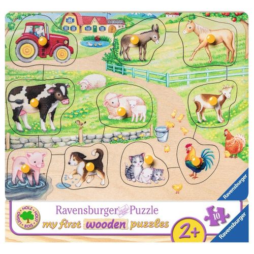 Puzzle 10 Pièces My First Wooden Puzzles