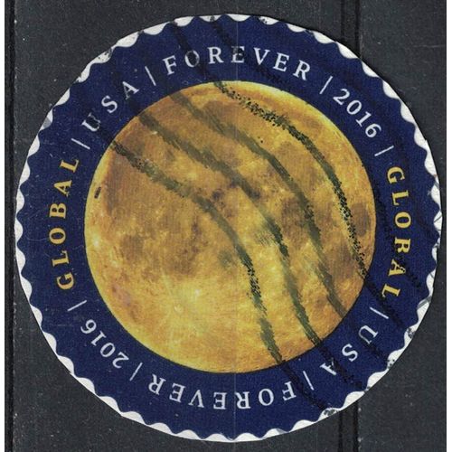 Etats Unis 2016 Oblitéré Used Global Forever The Moon La Lune Su
