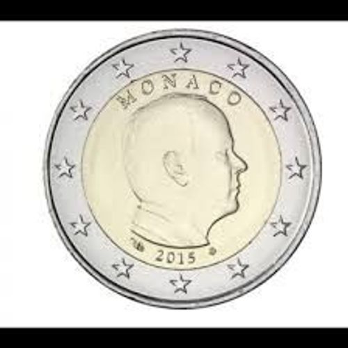 Vends Piece De 2 Euros De Monaco 2015