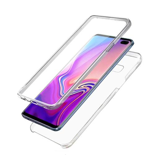 Samsung Galaxy S10e (S10 Lite) Coque 360 Degrés Protection Intégrale Arrière Pc Case Et Avant Tpu Transparente Smartphone - Accessoires Pochette Exceptional Case