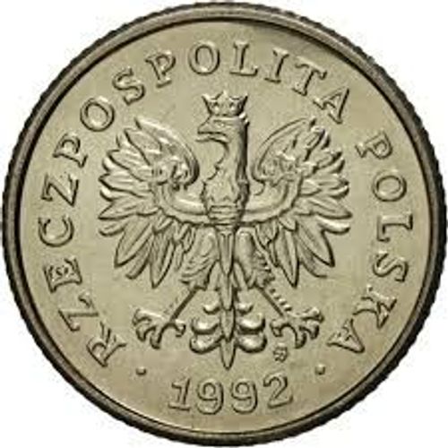 Pologne = Pièce De Monnaie De 50 Groszy ( 0.50 Zlotych ), Année 1992, En Nickel