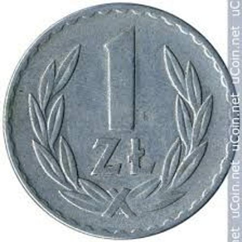 Pologne = Pièce De Monnaie De 1 Zlotych, Année 1966, En Aluminium