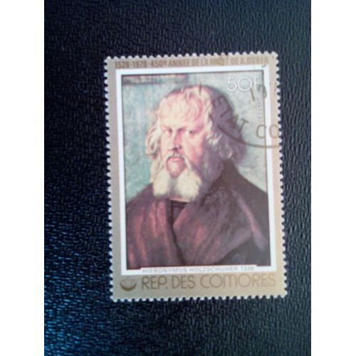 Timbre Comores Yt 210 Albrecht Durer, 450ème Décès, Hieronymus Holzschuher 1978