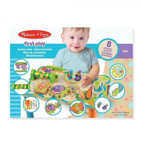 Melissa & Doug - Table D'activites En Bois Pour Tout-Petits - Theme Jungle