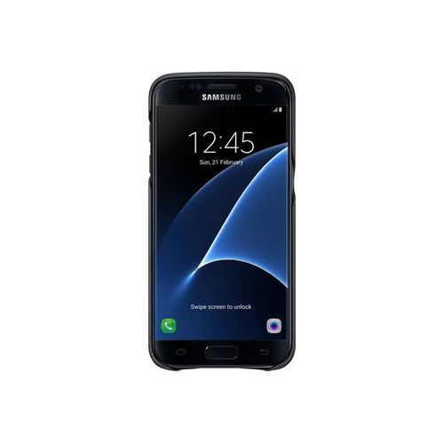 Housse En Cuir Samsung Ef-Vg930 - Coque De Protection Pour Téléphone Portable - Noir - Pour Galaxy S7