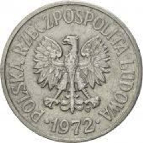 Pologne = Pièce De Monnaie De 20 Groszy ( 0.20 Zlotych ), Année 1972, En Aluminium