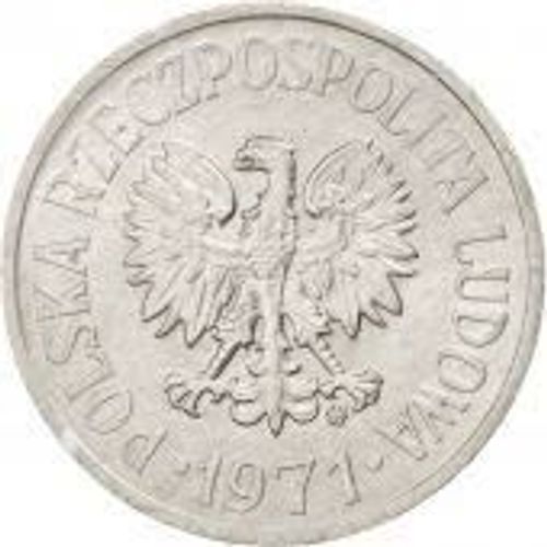 Pologne = Pièce De Monnaie De 20 Groszy ( 0.20 Zlotych ), Année 1971, En Aluminium
