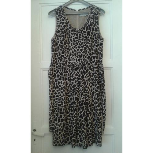 Robe Gerard Darel Leopard 100% Soie